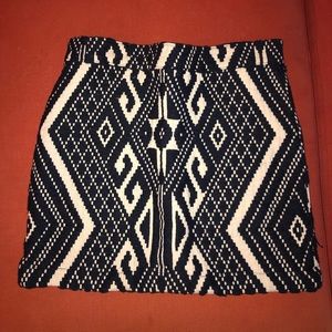 Aztec mini skirt